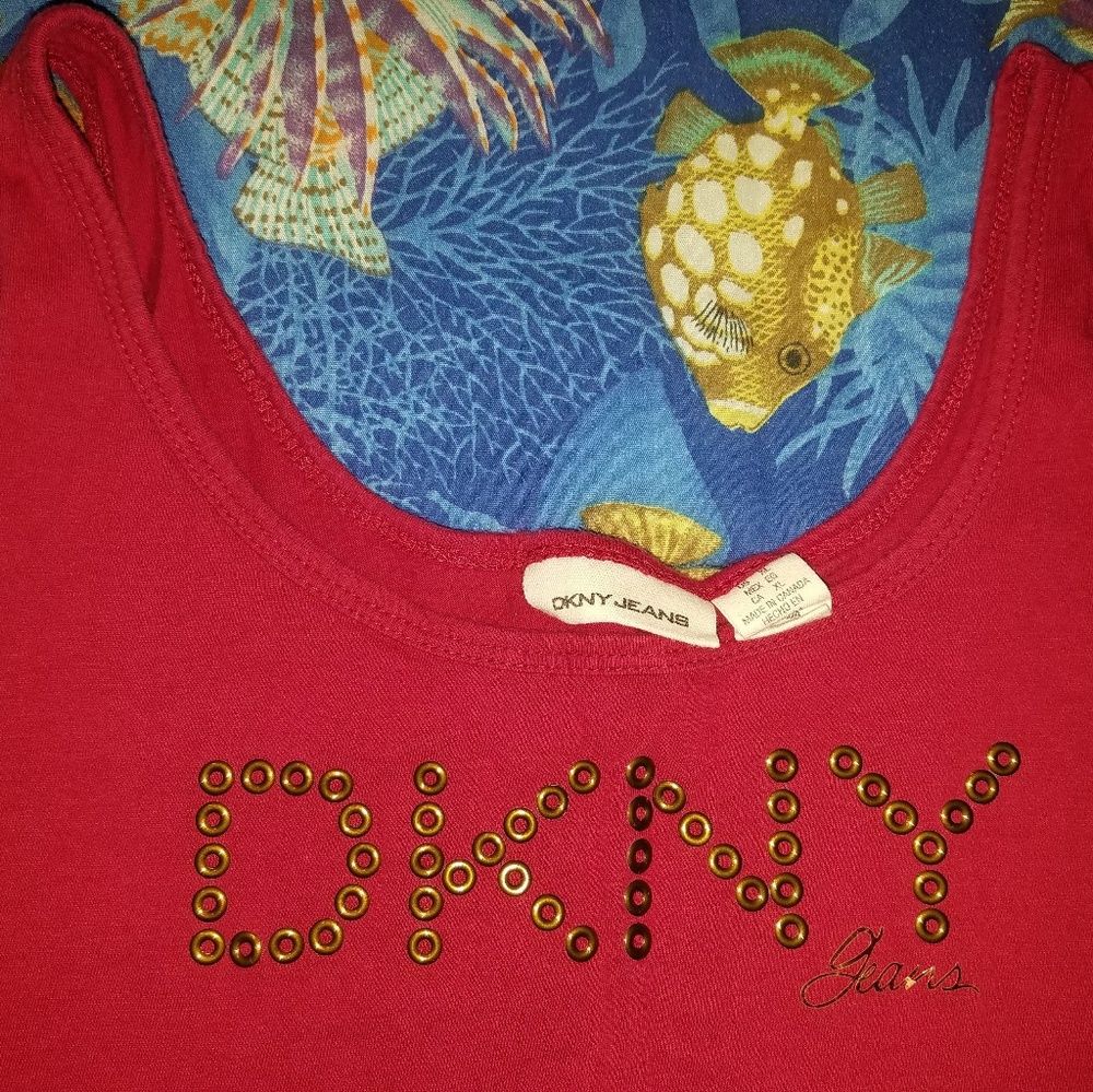 DKNY red tank top